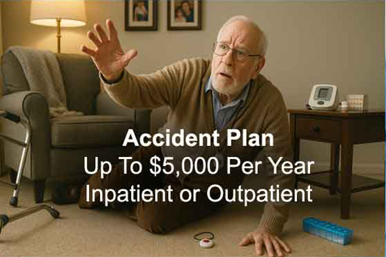 Accident Plan Up To $5,000 Per Year Inpatient or Outpatient
